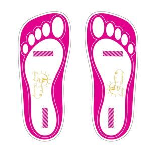 Disposable Pink Spray Tanning Feet Pads Sunless Airbrush 24Pairs/48 Feet